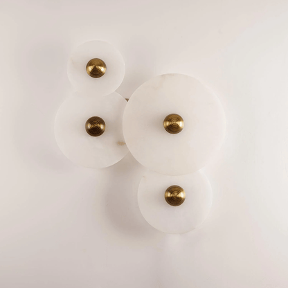 Nayra Alabaster Wall Lamp - Elegant Design with Adjustable Light Direc