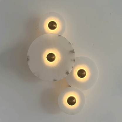 Nayra Alabaster Wall Lamp - Elegant Design with Adjustable Light Direc