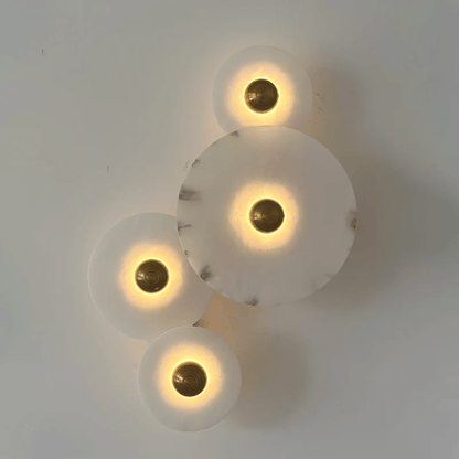 Nayra Alabaster Wall Lamp - Elegant Design with Adjustable Light Direc
