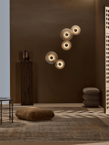 Nayra Alabaster Wall Lamp - Elegant Design with Adjustable Light Direc