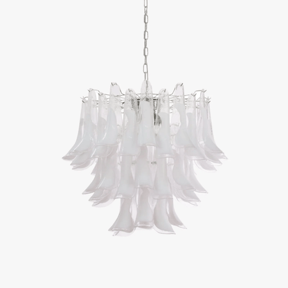 Xiravo Glass Chandelier - Elegant Design with Adjustable Height & LED