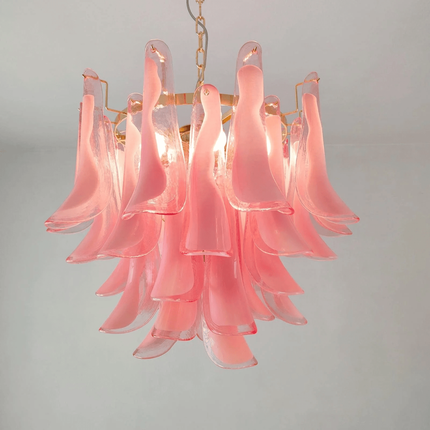 Xiravo Glass Chandelier - Elegant Design with Adjustable Height & LED