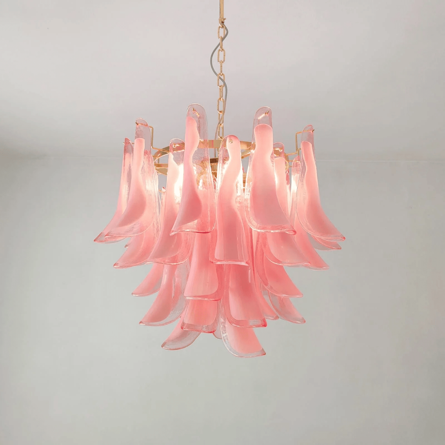 Xiravo Glass Chandelier - Elegant Design with Adjustable Height & LED