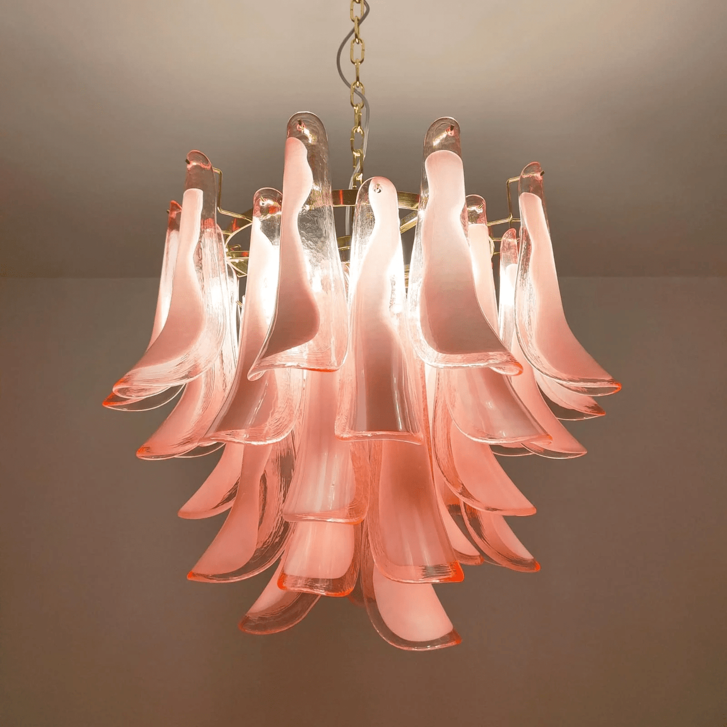 Xiravo Glass Chandelier - Elegant Design with Adjustable Height & LED