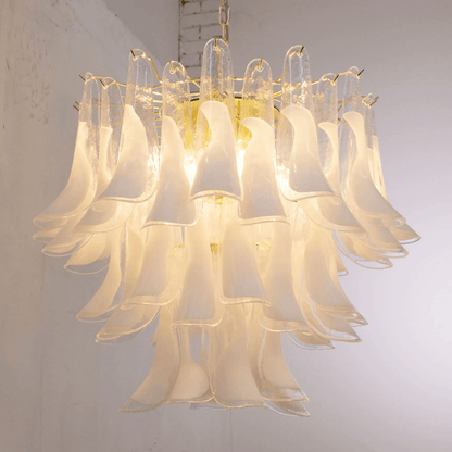 Xiravo Glass Chandelier - Elegant Design with Adjustable Height & LED