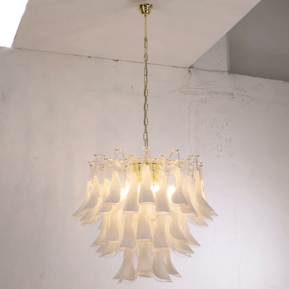 Xiravo Glass Chandelier - Elegant Design with Adjustable Height & LED