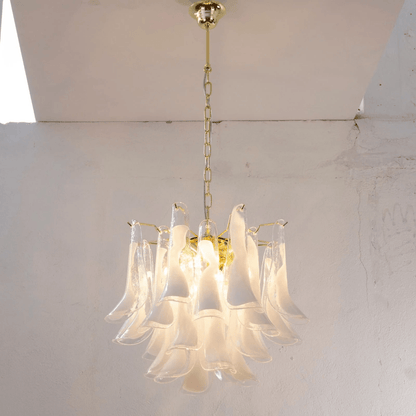 Xiravo Glass Chandelier - Elegant Design with Adjustable Height & LED