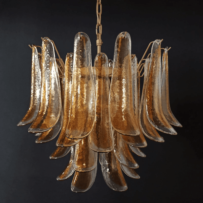 Xiravo Glass Chandelier - Elegant Design with Adjustable Height & LED