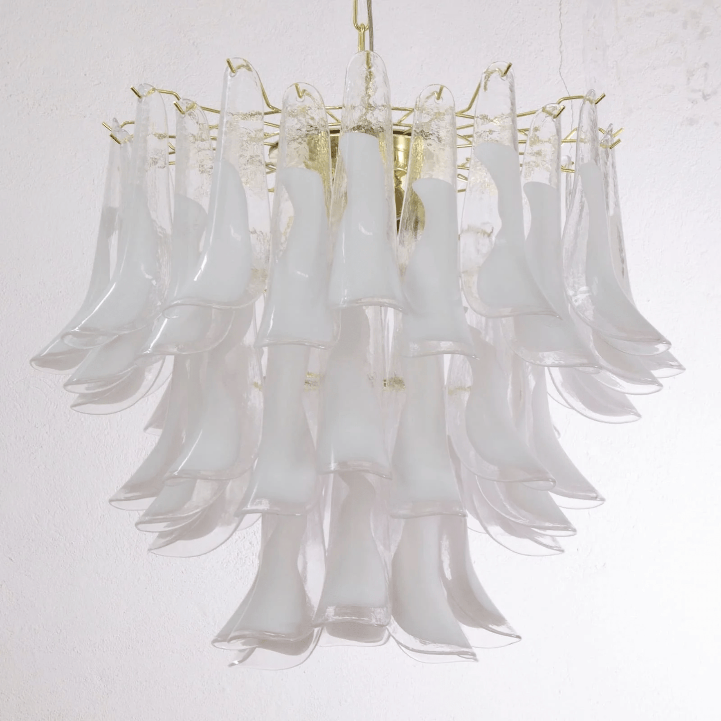 Xiravo Glass Chandelier - Elegant Design with Adjustable Height & LED