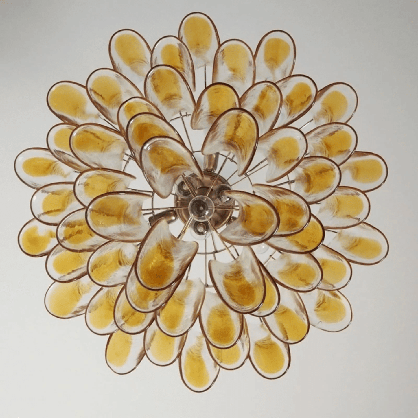 Xiravo Glass Chandelier - Elegant Design with Adjustable Height & LED