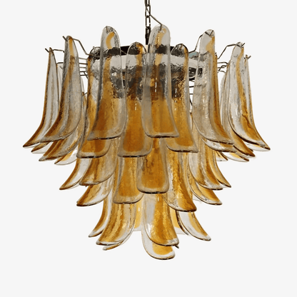 Xiravo Glass Chandelier - Elegant Design with Adjustable Height & LED