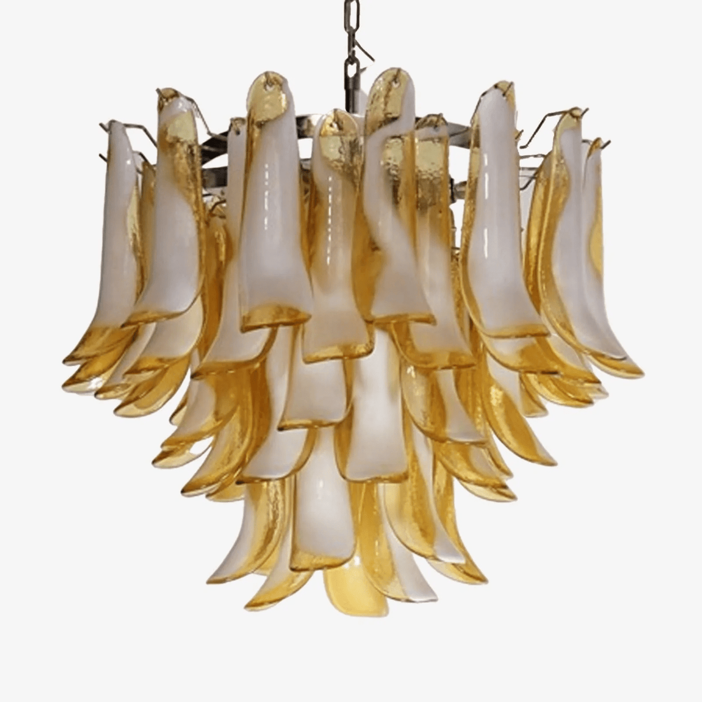 Xiravo Glass Chandelier - Elegant Design with Adjustable Height & LED