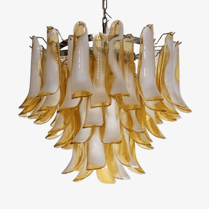 Xiravo Glass Chandelier - Elegant Design with Adjustable Height & LED