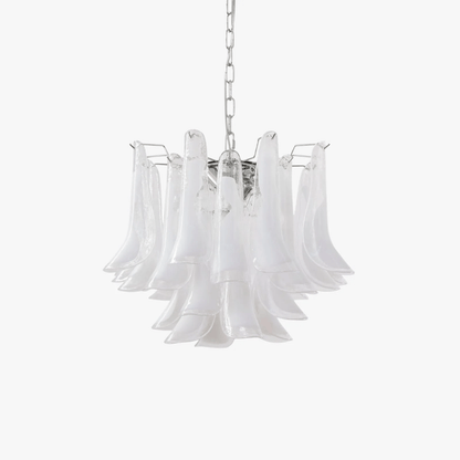 Xiravo Glass Chandelier - Elegant Design with Adjustable Height & LED