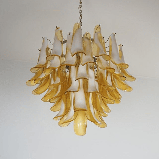 Xiravo Glass Chandelier - Elegant Design with Adjustable Height & LED