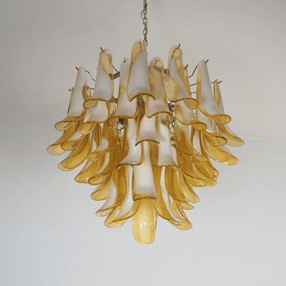 Xiravo Glass Chandelier - Elegant Design with Adjustable Height & LED
