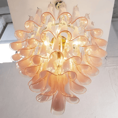 Xiravo Glass Chandelier - Elegant Design with Adjustable Height & LED