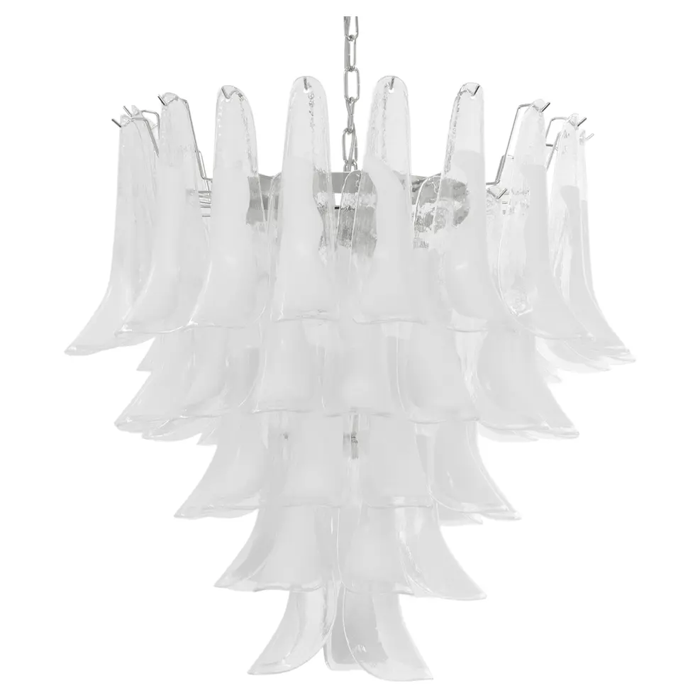 Xiravo Glass Chandelier - Elegant Design with Adjustable Height & LED