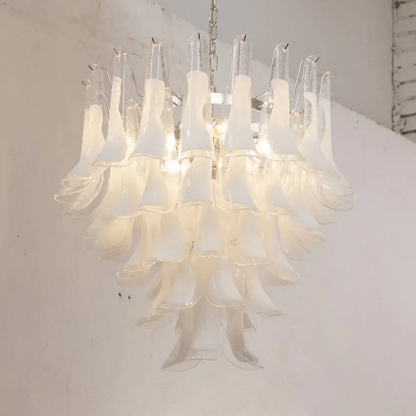Xiravo Glass Chandelier - Elegant Design with Adjustable Height & LED
