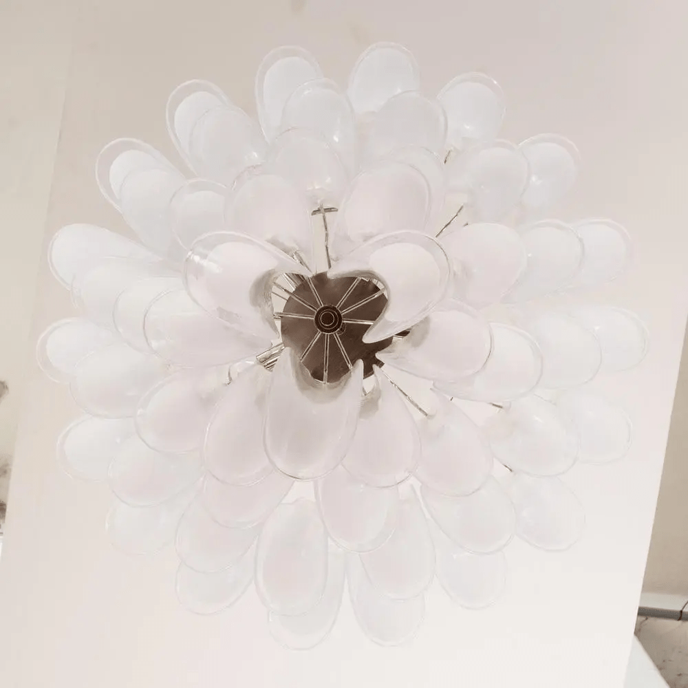 Xiravo Glass Chandelier - Elegant Design with Adjustable Height & LED