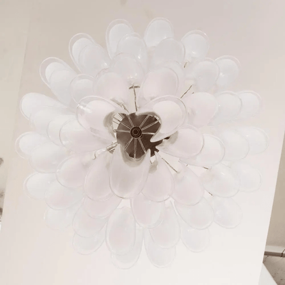 Xiravo Glass Chandelier - Elegant Design with Adjustable Height & LED
