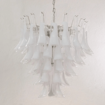 Xiravo Glass Chandelier - Elegant Design with Adjustable Height & LED