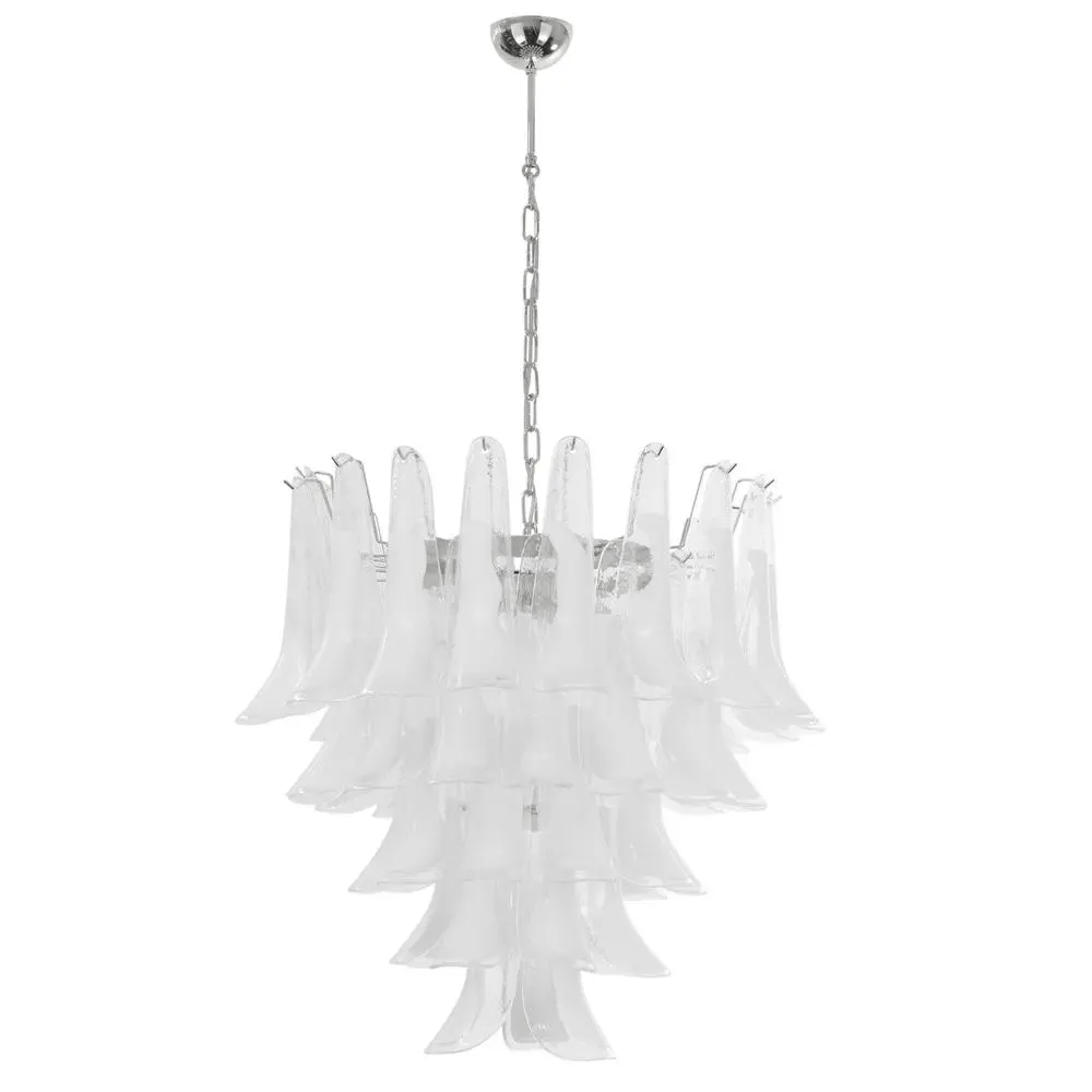 Xiravo Glass Chandelier - Elegant Design with Adjustable Height & LED