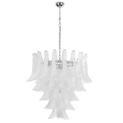 Xiravo Glass Chandelier - Elegant Design with Adjustable Height & LED