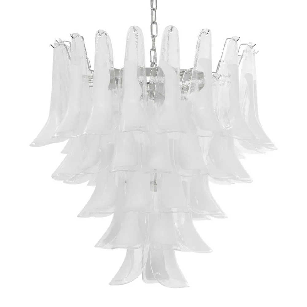 Xiravo Glass Chandelier - Elegant Design with Adjustable Height & LED