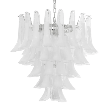 Xiravo Glass Chandelier - Elegant Design with Adjustable Height & LED