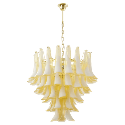 Xiravo Glass Chandelier - Elegant Design with Adjustable Height & LED
