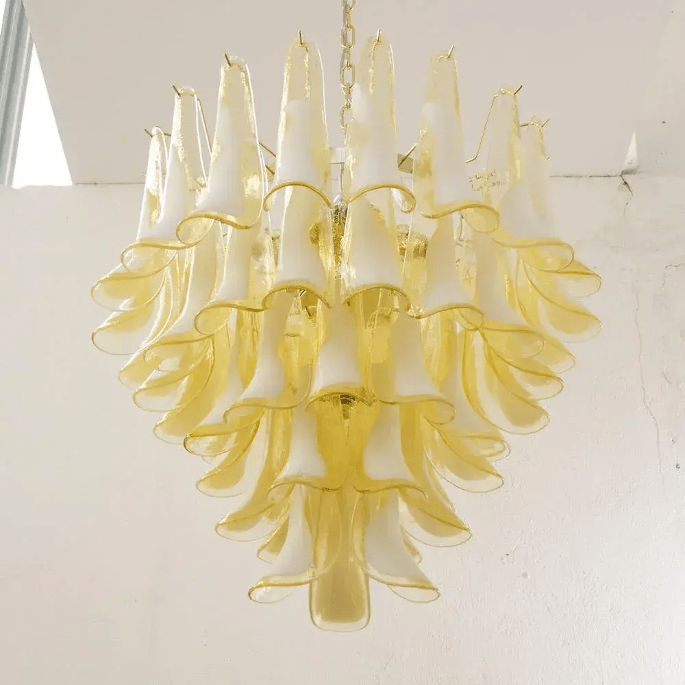 Xiravo Glass Chandelier - Elegant Design with Adjustable Height & LED