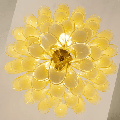 Xiravo Glass Chandelier - Elegant Design with Adjustable Height & LED