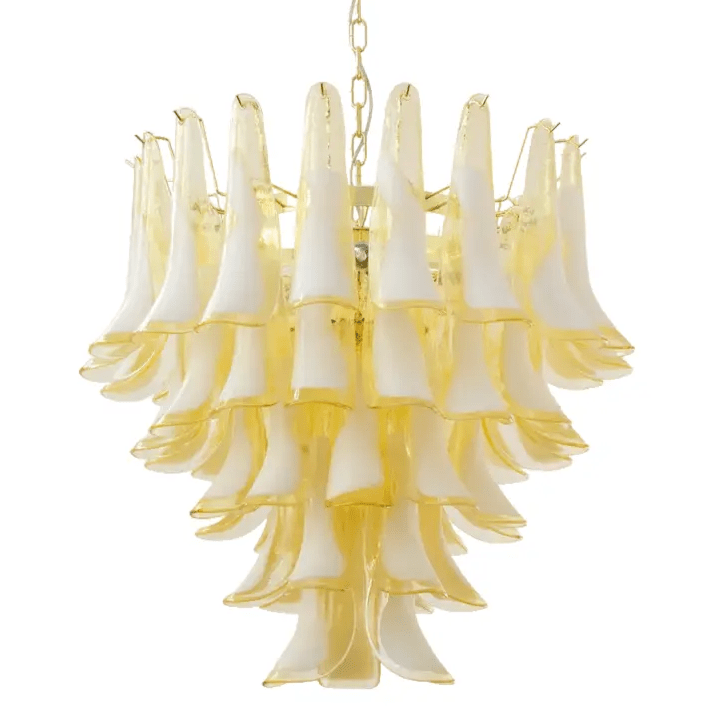 Xiravo Glass Chandelier - Elegant Design with Adjustable Height & LED