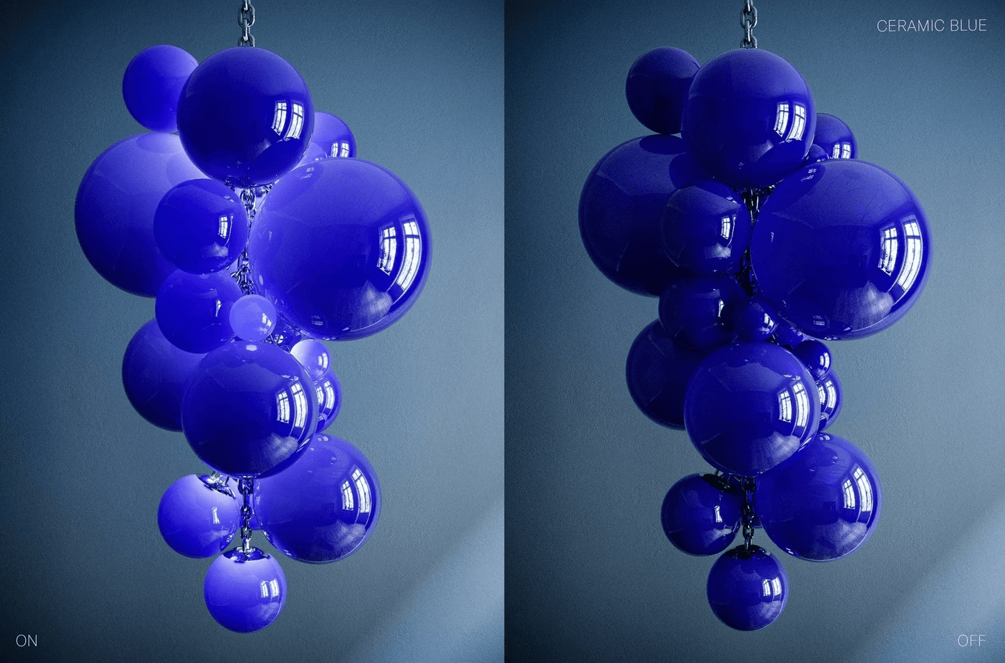 Velymo Grapetta Chandelier - Elegant Design with Adjustable Brightness