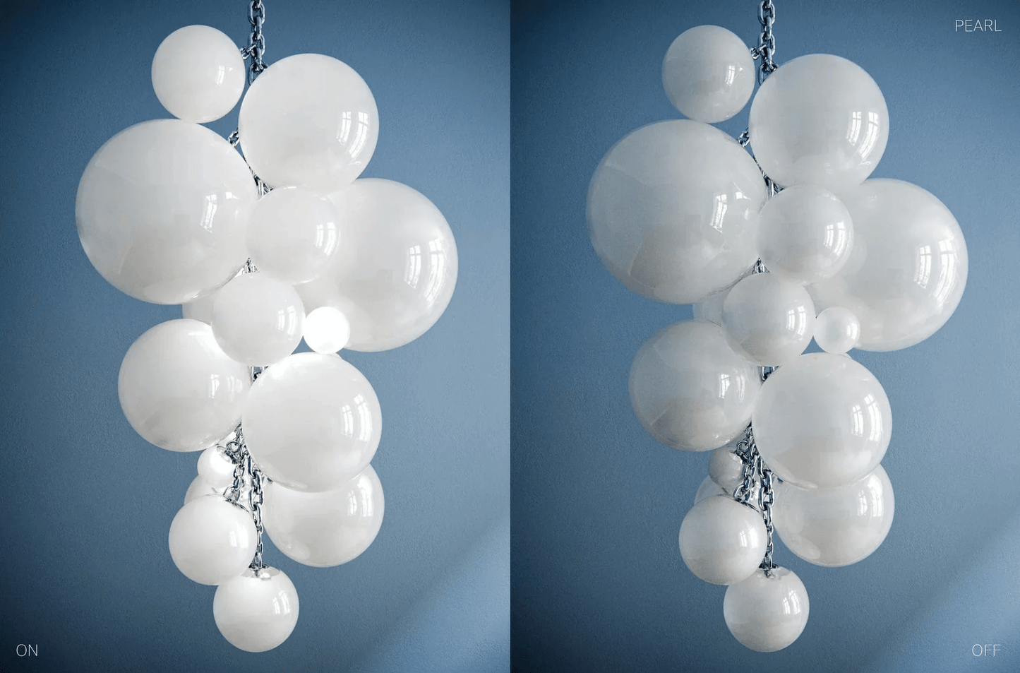 Velymo Grapetta Chandelier - Elegant Design with Adjustable Brightness
