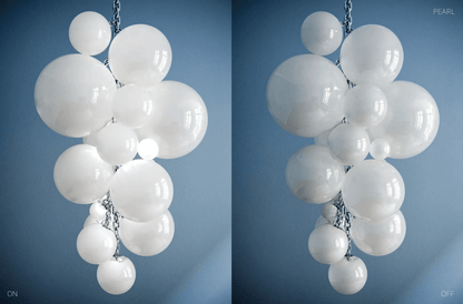 Velymo Grapetta Chandelier - Elegant Design with Adjustable Brightness