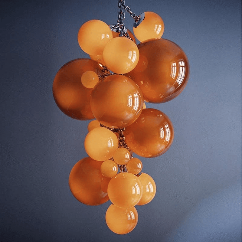 Velymo Grapetta Chandelier - Elegant Design with Adjustable Brightness