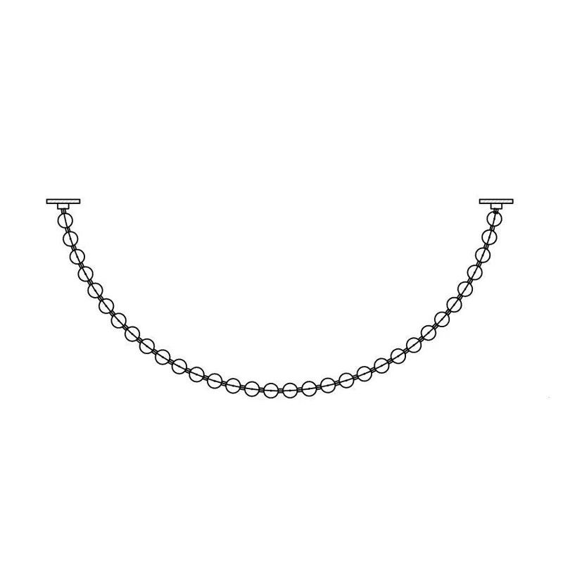 Elegant Pearl Ball Chandelier Necklace - Adjustable Length, Durable De