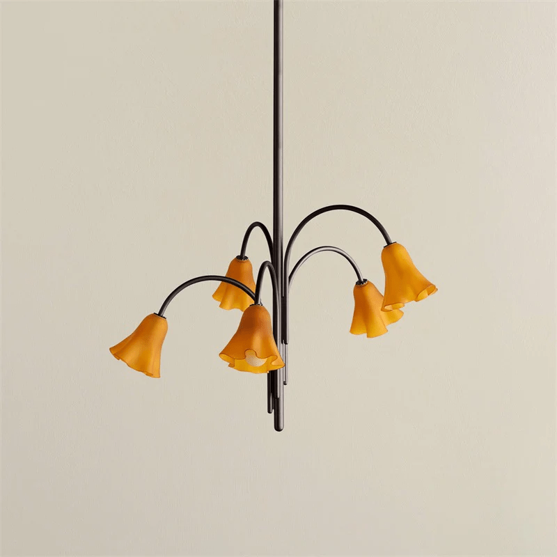 Petalia Blossom Chandelier - Elegant Floral Design with Adjustable Hei