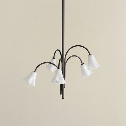 Petalia Blossom Chandelier - Elegant Floral Design with Adjustable Hei