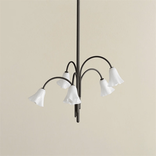 Petalia Blossom Chandelier - Elegant Floral Design with Adjustable Hei