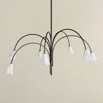 Petalia Blossom Chandelier - Elegant Floral Design with Adjustable Hei