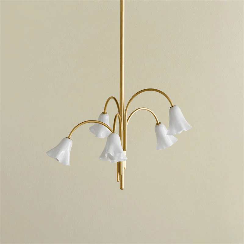 Petalia Blossom Chandelier - Elegant Floral Design with Adjustable Hei
