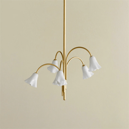 Petalia Blossom Chandelier - Elegant Floral Design with Adjustable Hei