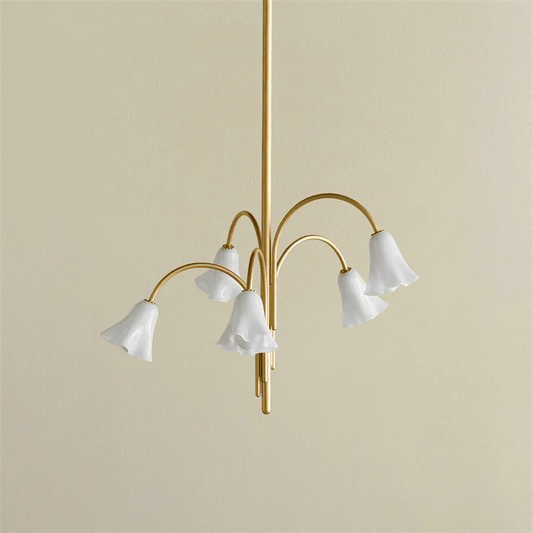 Petalia Blossom Chandelier - Elegant Floral Design with Adjustable Hei