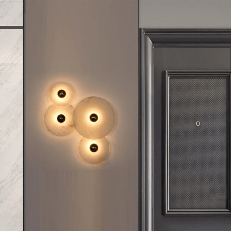 Nayra Alabaster Wall Lamp - Elegant Design with Adjustable Light Direc