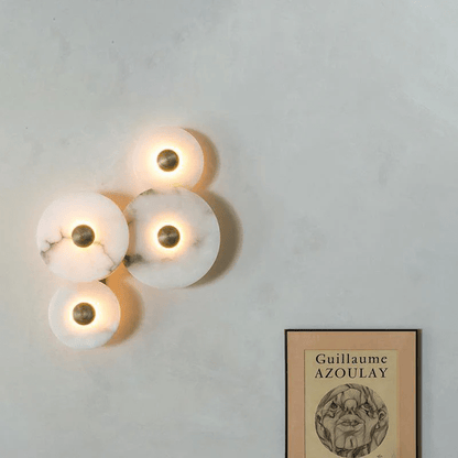 Nayra Alabaster Wall Lamp - Elegant Design with Adjustable Light Direc