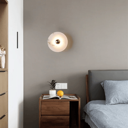 Nayra Alabaster Wall Lamp - Elegant Design with Adjustable Light Direc