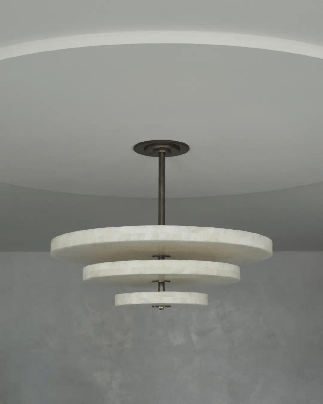 Ice Queen Alabaster Chandelier - Elegant Design, Adjustable Height
